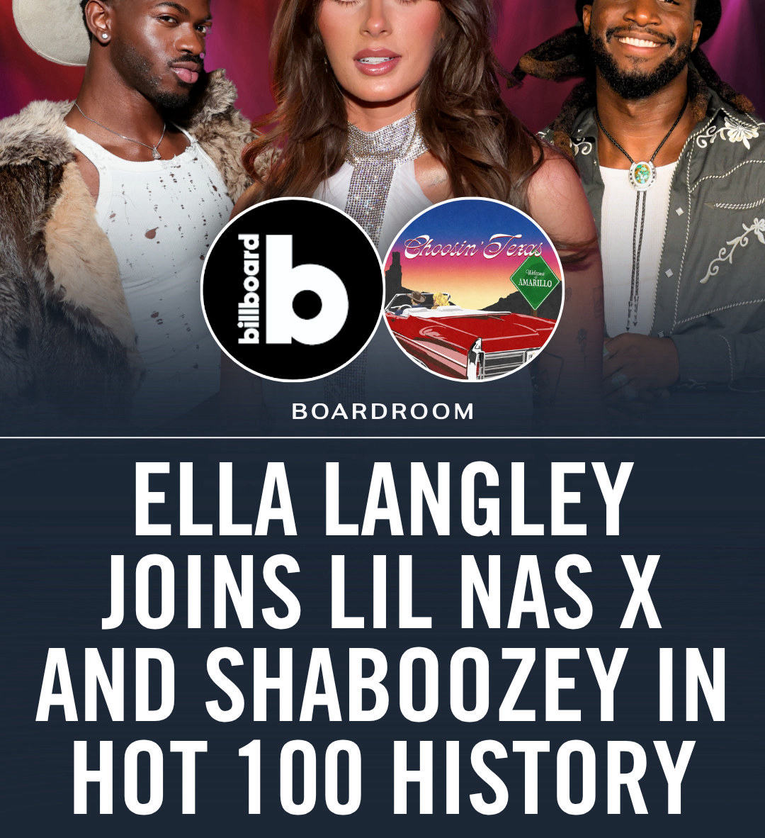 Ella Langley's 'Choosin' Texas' Matches Historic 19-Week Billboard Hot 100 Record