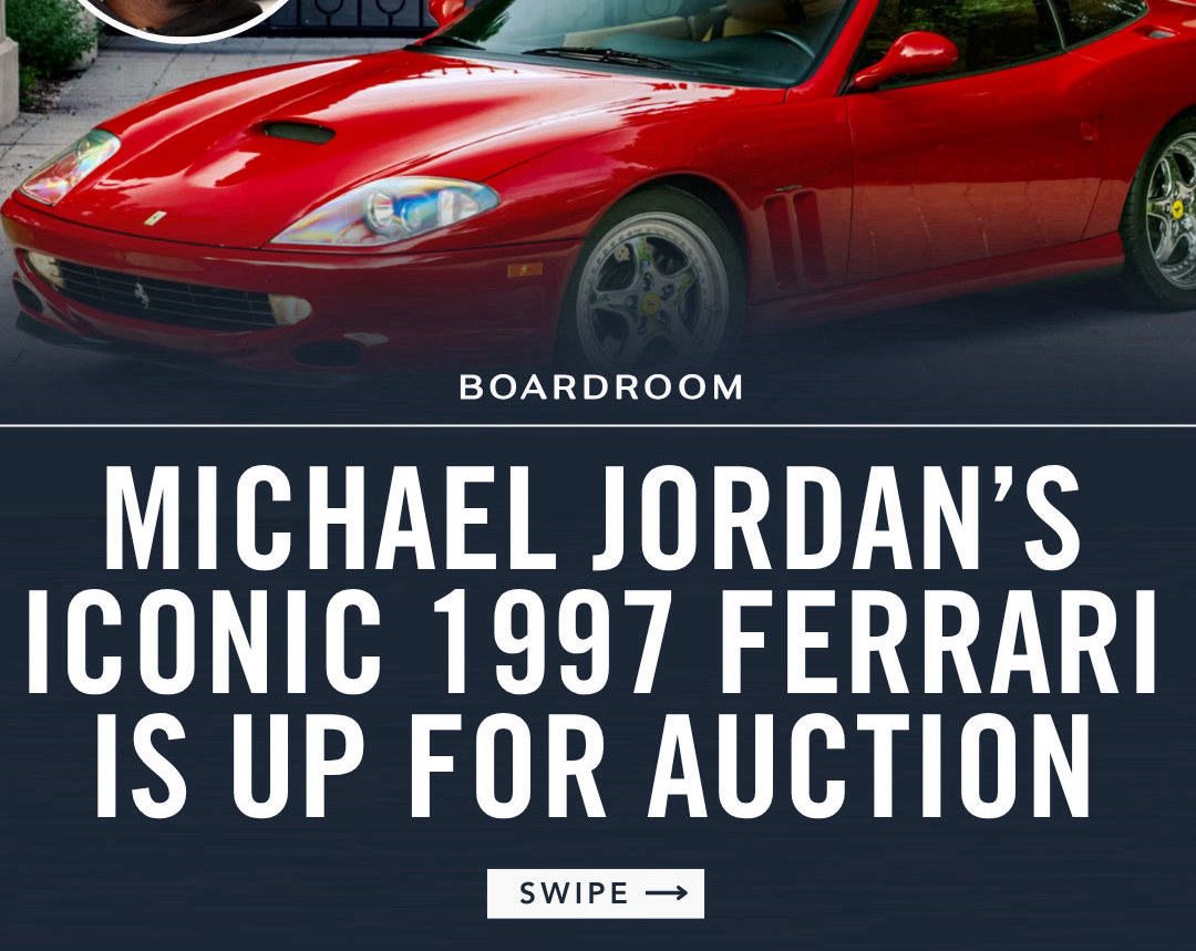 Michael Jordan's Championship-Era Ferrari 550 Maranello Heads to Auction