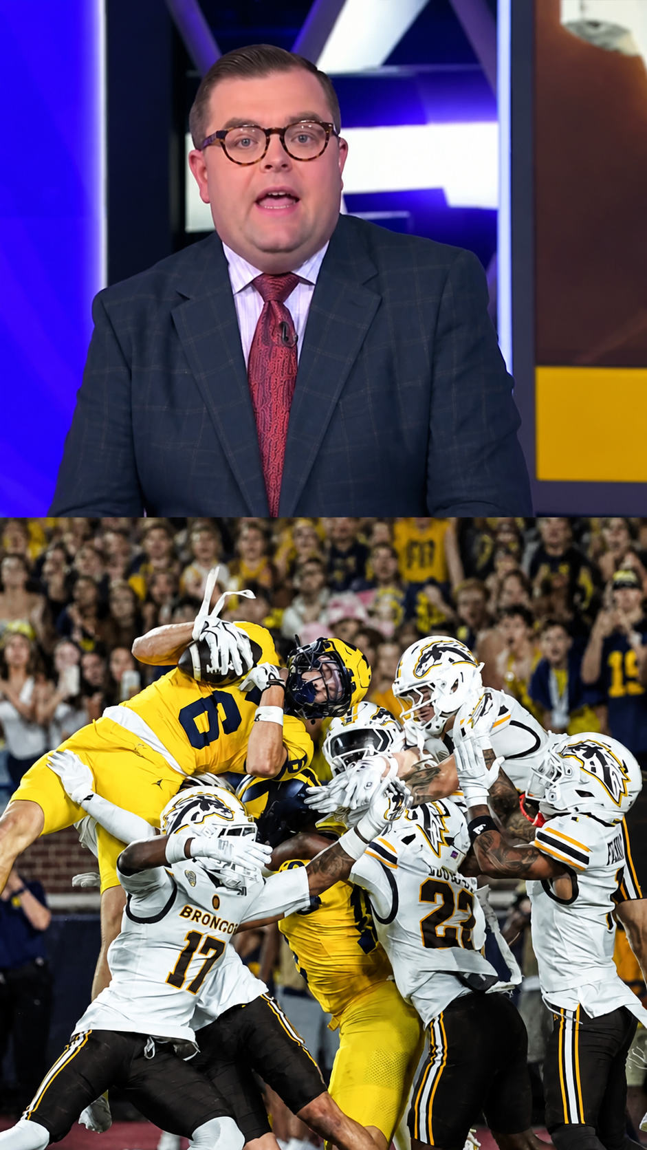 NBC Broadcaster Clarifies Network Role Following Michigan-WMU Clock Controversy